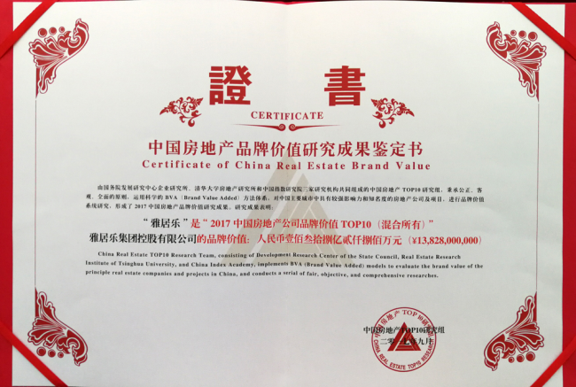 ?中国(guó)房地产(chǎn)品牌价(jià)值研究成功鉴定证书(shū) ?中国(guó)房地产(chǎn)品牌价(jià)值研究成功鉴定证书(shū)